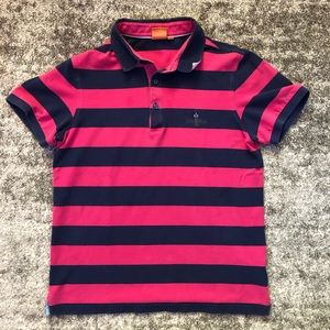 Vintage striped golf polo